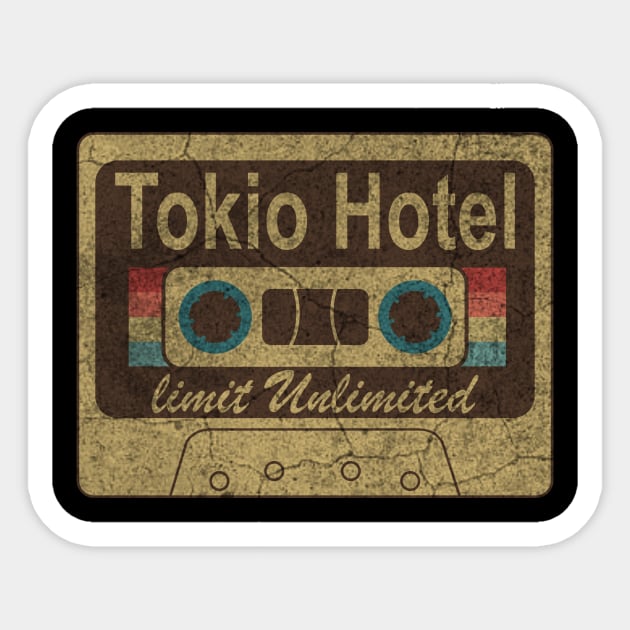 Tokio Hotel Vintage Cassette Sticker by ysmnlettering